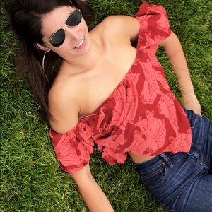 Free People Crop Bandana Top